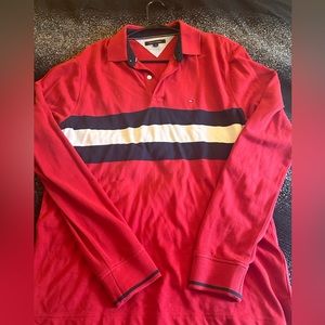 Long Sleeve Tommy Hilfiger Polo Shirt